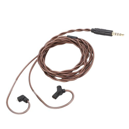 IEM Cable with Detachable Mic for ZS10 PRO ZSN PRO 0.78mm 2pin Headphones, OFC Wire Replacement Cord with 3.5mm Plug for Clear Audio and Gaming Calls