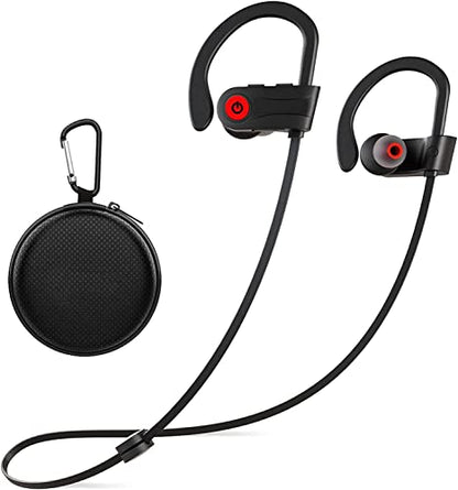 Otium Bluetooth Earbuds Wireless Headphones Bluetooth Headphones, Sports Earbuds, IPX7 Waterproof Stereo Earphones for Gym Running 15 Hours Playtime Sound Isolation Headsets,Black. - color: Black