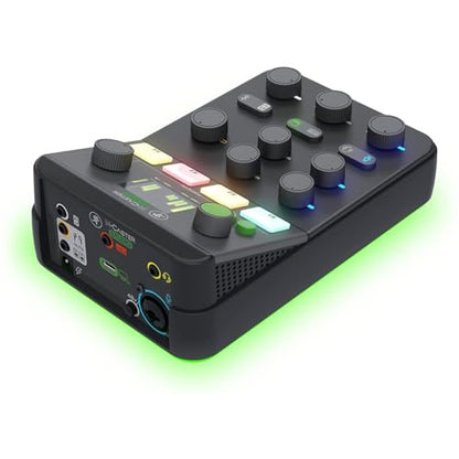 Mackie M-Caster Studio Desktop Live Streaming Mixer - Black - color: Black, style: Live Streaming Mixer