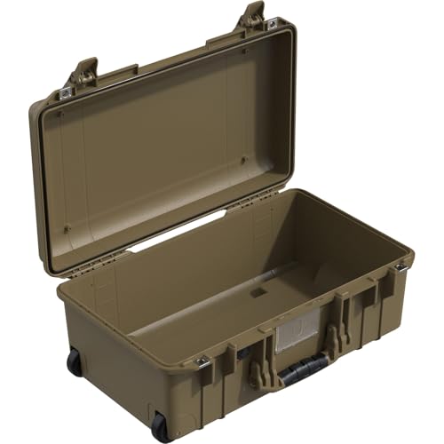 Pelican Air 1535 Multi-Purpose Hard Case - No Foam (Empty) - For Camera, Drone, Equipment, Gear, Electronics, Overlanding, Camping, and Travel - OCP Tan - color: OCP Tan, size: No Foam