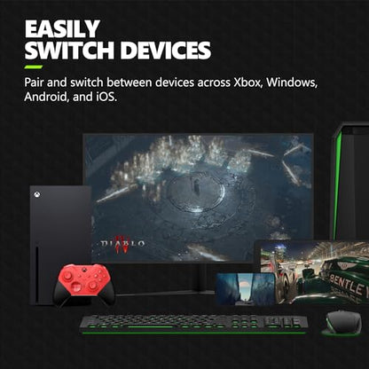 Xbox Elite Series 2 Core Wireless Gaming Controller – Red – Xbox Series X|S, Xbox One, Windows PC, Android, and iOS - color: Red