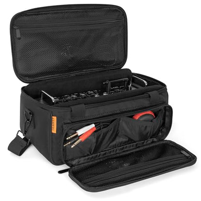 Padded Mixer Carry Bag Fits Behringer X-AIR Series Mixers（ XR12，XR16，XR18）, L 14.6" x W 7.5" x H 6.7" Black