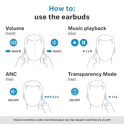 Sennheiser Momentum True Wireless 4 Smart Earbuds, Bluetooth 5.4, Crystal-Clear Sound, Noise Cancelling Earbuds, Comfortable Design, 30-Hour Battery, Adaptive ANC, LE Audio, Auracast – Black Graphite - color: Black Graphite