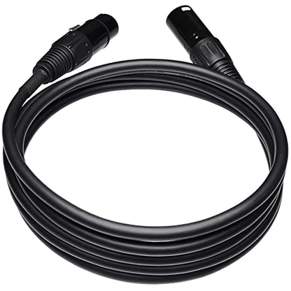 CNCESS 4-Pin XLR Male to Female Balanced Extension Cable, 6 ft, 1 Cable - size: 6 Feet, 1-Pack