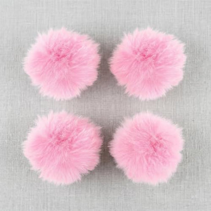 Operitacx 4pcs Furry Lapel Microphone Windscreen - Noise Reduction Wind Muff for Mini Clip-On Lavalier Mic - Compact Pink Microphone Wind Cover for Video Production