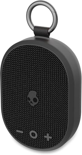 Skullcandy XT Wireless Bluetooth Speaker - IPX7 Waterproof Portable Speaker with Dual Custom Passive Radiators, Nylon Wrist Wrap, & True Wireless Stereo (Kilo XT, Black)