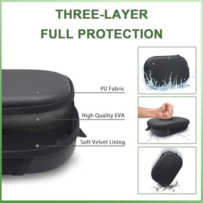 Headphone Headset Hard Case Compatible with Bose QuietComfort QC Ultra QC45 QC35 QC25 QC15 QCSE, Wireless Noise-canceling Headphone case with Cable Storage,Travel Storage Bag