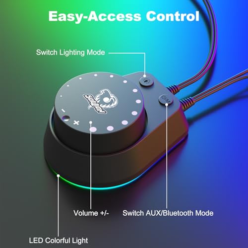 SOULION Computer Speakers for Desktop PC Monitor USB Powered Gaming Speaker