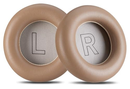 AHG Accessory House Global Ear Pads Cushions Compatible with Bang & Olufsen Beoplay H9 3rd Gen (Not Compatible with H9 / H9i) and Beoplay HX Headphones (Argilla Bright). Premium Sheepskin Leather - color: ARGILLA BRIGHT