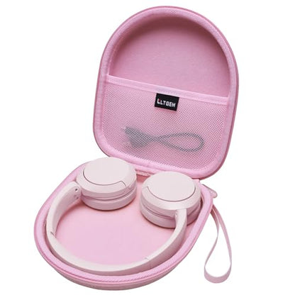 Case for Sony WH-CH520 Wireless Headphones Pink | Hard Carrying Travel Case for Sony WH-CH520 Wireless Headphones - color: Pink