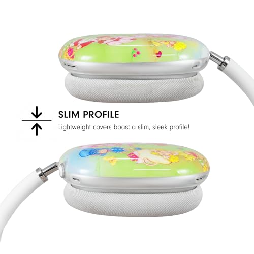 Sonix Protective Case for AirPods Max Headphones - Stylish TPU Hard Shell Ear Cup Covers | Strawberry Shortcake Berry Besties Rainbow - color: Strawberry Shortcake Berry Besties Rainbow