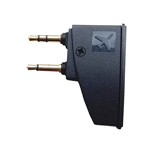 QC15 Airplane Headphone Adapter Compatible with Bose 700 QuietComfort 2 QC3 QC45 QC35 QC35ii QC15 QC25 QC20 NC700 SoundLink SoundLinkII AE2 AE2i AE2W and More Headphones, Golden Plated 3.5mm Jack - style: 3.5mm Jack Adapter