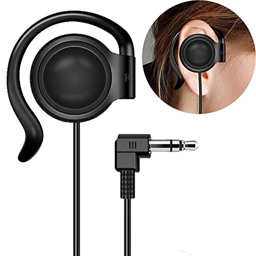 EXMAX 3.5mm Single Side Earphone Earbud One Ear Headphone for EXD-101 ATG-100T ELGT-470 Wireless Tour Guide System Receiver Touring Groups Radio Podcast Laptop MP3/4 Tablet PC Skype YouTube (Right) - color: Right