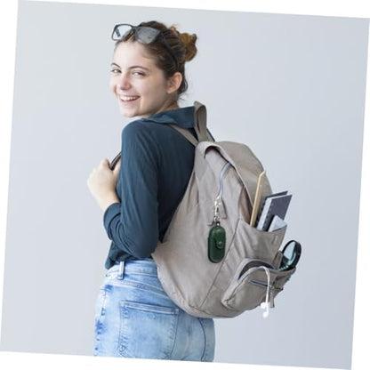 CALLARON Portable Waterproof Earphone Holder and Scratch-Proof Case for Earbuds, Dark Green Storage Cover for Travel and Daily Use