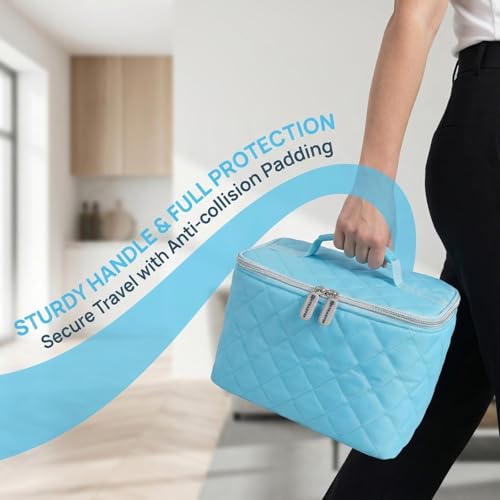 Hand Mixer Storage Case for KitchenAid 5, 6, 7 and 9 Speed Mixers - color: Blue