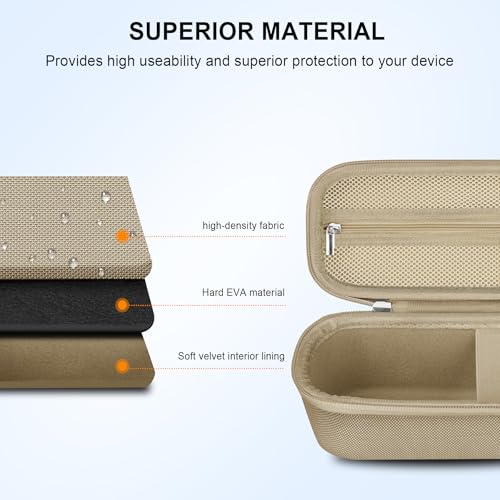 Carrying Case for Beats Pill - Portable Bluetooth Speaker/Beats Pill x Kim - color: Champagne Gold