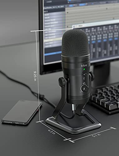 FIFINE K690 USB Studio Recording Microphone for ASMR Zoom-Meeting