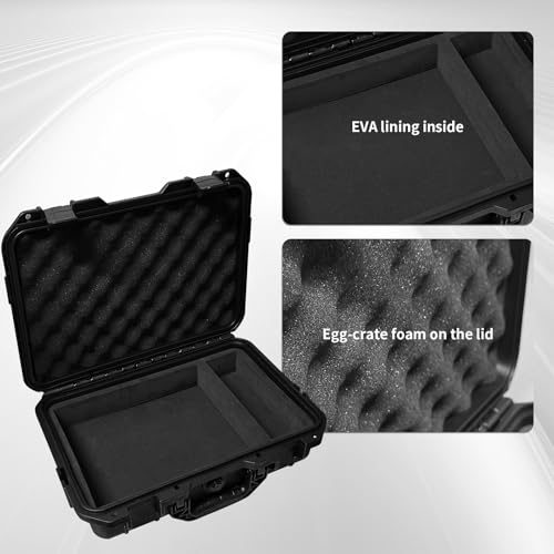 Hard Case for Elektron Digitakt II/Digitone II/Syntakt 12/ Analog Heat MKII Hard Shell Carrying Storage Case Equipped with Comfort Handle with Customizable Foam