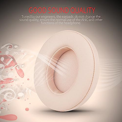 Earpads Replacement for Beats Studio 3 Wireless, Compatible with Beats Studio 2 & 3 Wired/Wireless/Model B0501/Model B0500 Headphone, Protein Leather & Memory Foam, Satin Gold - color: Gold