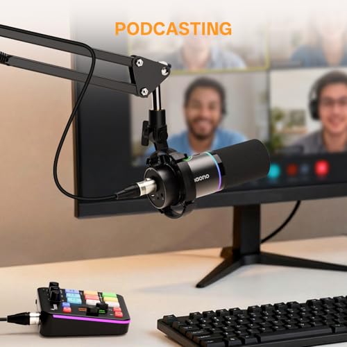 MAONO 6FT XLR Microphone Cable Premium XLR Male to Female Mic Audio Cord with Balanced 3 PIN Connector,Speaker Cable Mic Wire PD100X,200X,200W,300X,400X Microphones, Audio Mixer