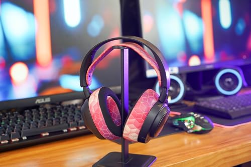 WC HeadbandZ Arctis Nova - Upgraded Silicone Headband for Arctis Nova Headsets by Wicked Cushions - Enhanced Flexibility, Comfort, and Style with Matching Earpad Designs | Hex Red - color: Hex Red