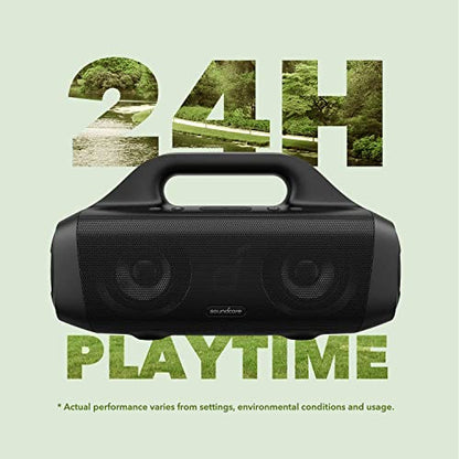 Soundcore Anker Motion Boom, Portable Bluetooth Speaker, IPX7, BassUp | 24H Playtime, App, Built-in Handle, Outdoor Speaker for Camping, Pool, Beach, Backyard