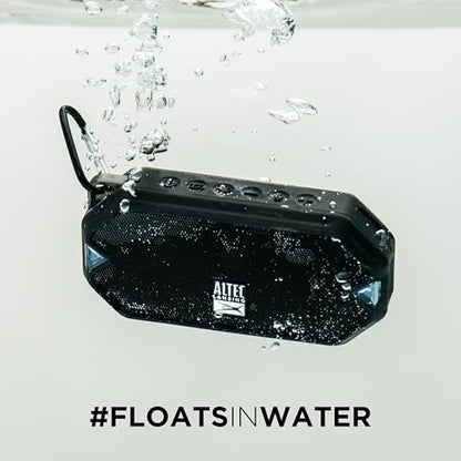 Altec Lansing - Portable Bluetooth Speaker, Waterproof IP67 - color: Black
