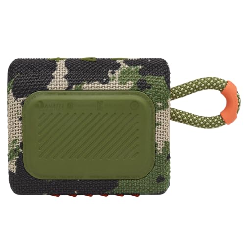 JBL Go 3 - Portable Mini Bluetooth Speaker, big audio and punchy bass, IP67 waterproof and dustproof, 5 hours of playtime, speaker for home, outdoor and travel (Camo) - color: Camo, style: GO3