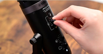 Yamaha AG01 Black USB microphone with integrated high-performance mixer and Steinberg Software Suite - color: Black, style: AG01