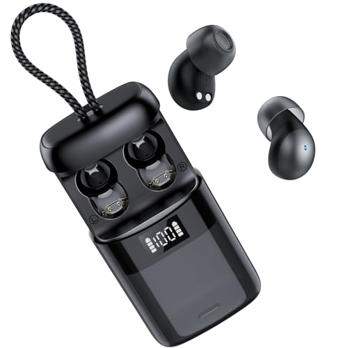 Sleep Earbuds Bluetooth 6.0 in Ear, 2026 New Mini Sleep Headphones with Sleep Monitor and APP, Sleepbuds for Side Sleepers, 48H Playtime Sleep Earphones with Personal Alarm/Small Earplugs, Black