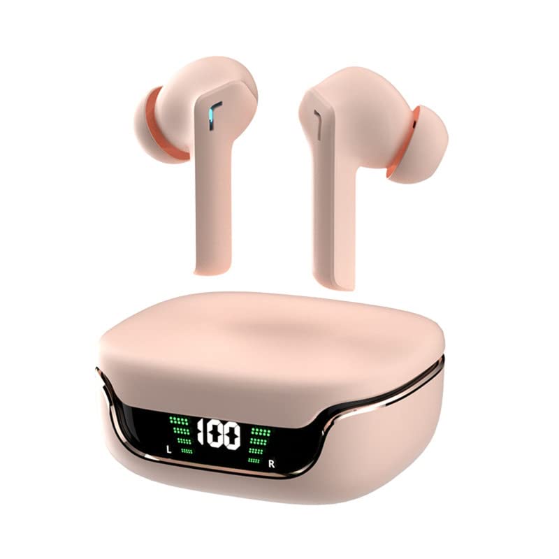 True Wireless Earbuds Bluetooth 5.3 in-Ear Headphones Dual Modes(Game/Music) Wireless Gaming Earbuds 55ms Ultra-Low Latency LED Power Display Bluetooth Earphones TWS Stereo Ear Buds 40H Playtime