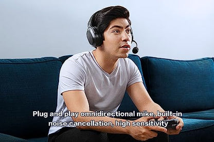 Replacement Game Mic for Razer Barracuda X Headset on PS4 PS5 Xbox One PC, 3.5mm Detachable Boom Microphone
