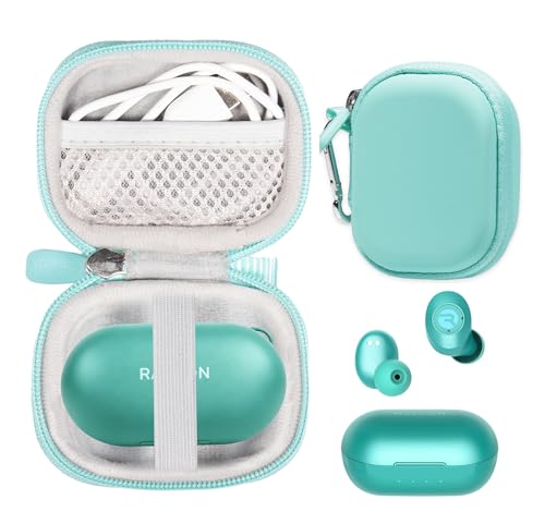 Case for Raycon Everyday Earbuds Classic Bluetooth Wireless with Microphone - Stereo Sound, Active Noise Canceling, in-Ear Bluetooth Headset True Wireless Earbuds (Mint) - color: Mint