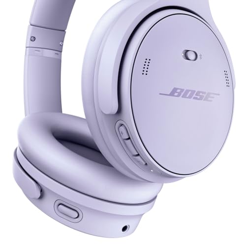 Bose QuietComfort Wireless Noise Cancelling Headphones, Bluetooth Over Ear Headphones with Up to 24 Hours of Battery Life, Chilled Lilac - Limited Edition Color (Renewed) - color: Chilled Lilac