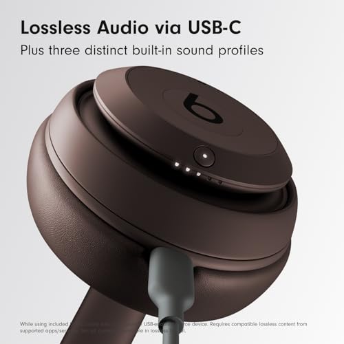 Beats Studio Pro - Wireless Bluetooth Noise Cancelling Headphones - Deep Brown (Renewed) - color: Deep Brown