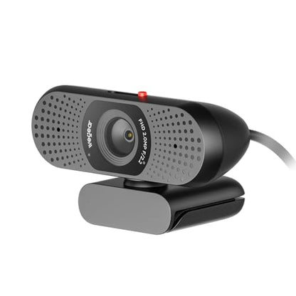 wegear Full HD 1080p Webcam for PC, Laptop & Desktop, Built-in Dual Microphones, Privacy Cover, 85°FOV, Fixed Focus, Plug & Play USB-A Computer Camera for Zoom, Teams, FaceTime, Google Meet, Streaming