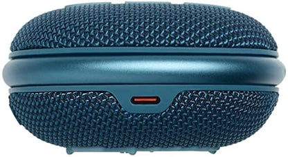 JBL Clip 4: Portable Speaker with Bluetooth, Built-in Battery, Waterproof and Dustproof Feature - Blue New (Renewed) - color: .Blue