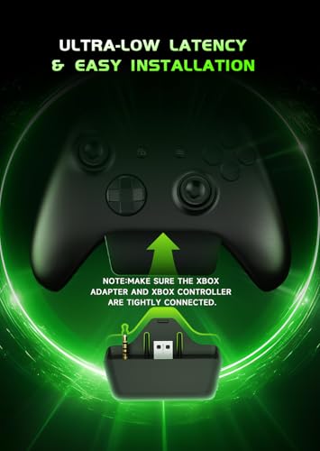 Wireless Gaming Headset for Xbox Series X|S, Xbox One, PS5, PS4, Blackgreen | Bluetooth 5.3, 3D Surround Sound, Rotatable Earmuffs, Gaming Headphones with Noise Canceling Microphones - color: Blackgreen