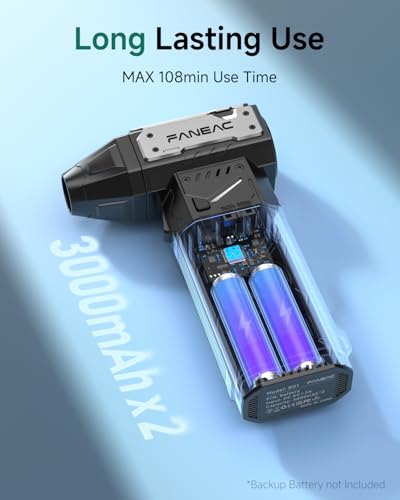 Electric Air Duster with 2 Swappable Battey Pack
