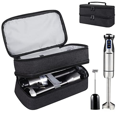 Storage bag for Hand Blender,Carrying Case for Immersion Blender Handheld | Stick Blender Travel Storage Organizer (Bag Only)