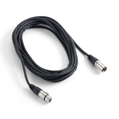 On-Stage AS400V2 Dynamic Handheld Mic (Vocal Microphone, On/Off Switch, Wired XLR Output, Metal-Mesh Grille, for Stage, Singing, Karaoke, Open Mic, Performance, Public Speaking, Presentations, Black)