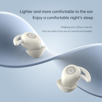 Invisible Sleep Headphones, Noise Blocking Sleep Earbuds, Compact Design for Side Sleepers, Immersive Audio Spatialized Sound (Black)