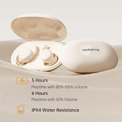 Sleep Earbuds for Side Sleepers, Noise Reduction Invisible Sleeping Buds