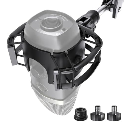 Custom Built for Blue yeti x Shock Mount, 2026 Upgrade Anti-Vibration Suspension Elastic Shock Mount Holder Clip Mics Stand Compatible with Blue yeti x Microphone