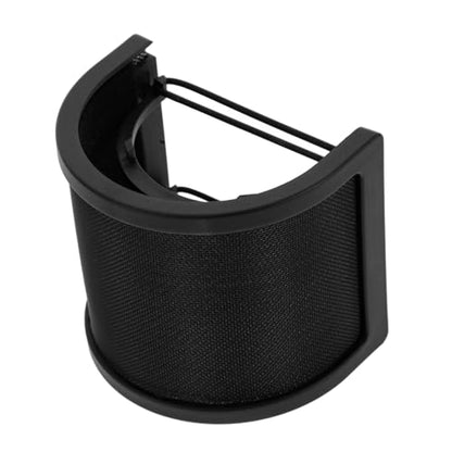 U Shaped Mic Windscreen Shield for Microphone Noise Isolation - size: 10.00X10.00X9.50CM