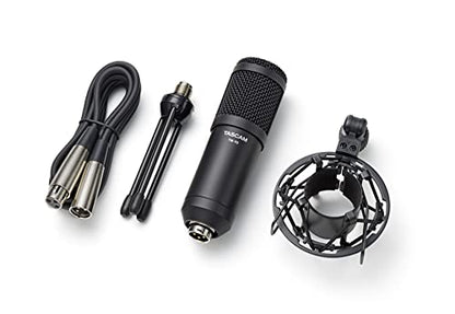 Tascam Dynamic Microphone for Broadcast Microphone for Professional Podcasting and Live Streaming (TM-70), Black | For Broadcast Microphone for Professional Podcasting and Live Streaming (TM-70)