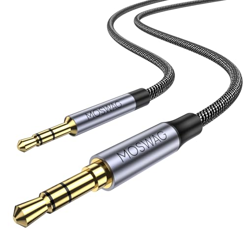 MOSWAG 3.5mm to 2.5mm Auxiliary Cable Cord, 2.5mm to 3.5mm Cable Audio, 2.5mm to 3.5mm, 3.5mm to 2.5mm, 2.5 to 3.5 Replacement Bose 700 QuietComfort QC45 QC35II QC35 QC25 Noise Cancelling Headphones - size: 10 ft