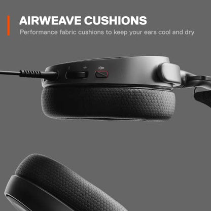 SteelSeries Arctis 3 Console - Stereo Wired Gaming Headset for PlayStation 5 / 4, Xbox Series X|S, Nintendo Switch, VR, Android and iOS - Black