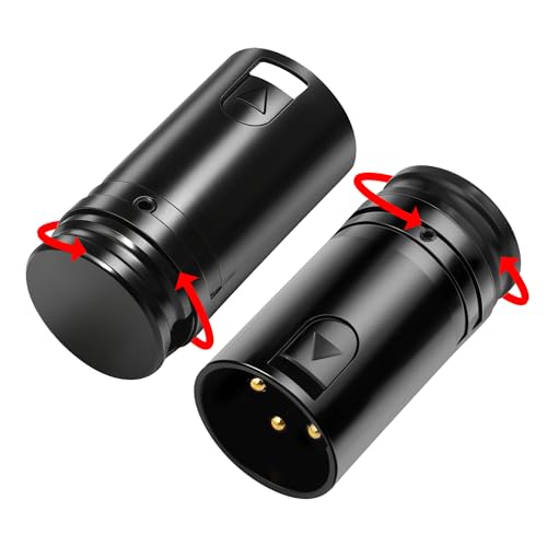 90 Degree Low Profile XLR Connectors 3 Pin Right Angle Rotatable XLR Male Connector Gold-Plated for DIY Microphone Audio Cable 4PCS - style: Kinweistex 3 Pin 90 Degree Rotatable XLR Male Connector