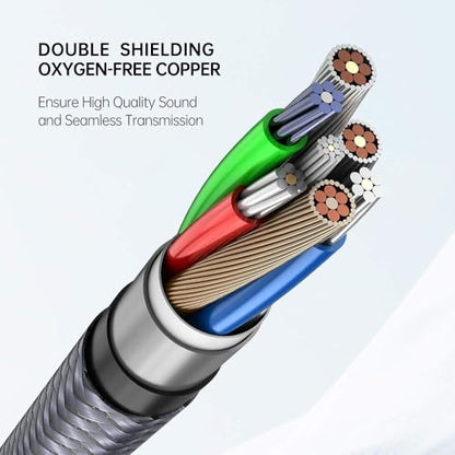 RCA Y Splitter Cable 2Pack,1 Male to 2 Female Audio Cord - 6FT | Gold-Plated Connector & Alloy Shell RCA Splitters ,RCA Y Adapter Audio Cord Speakers,CD/DVD Players,Subwoofers - size: 1.8m/6ft